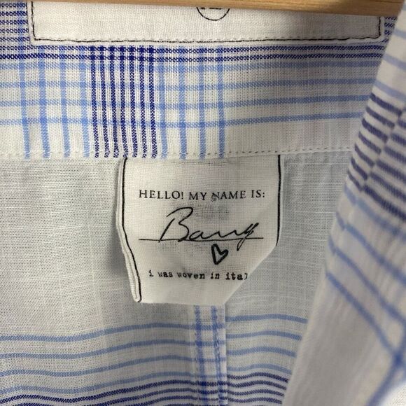 Frank & Eileen BARRY Tailored Button-Up Plaid Shirt - Picture 4 of 8